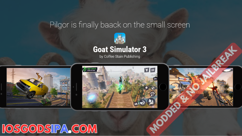 GOAT Simulator 3 IPA (Paid, All Unlocked Free) Download for iOS