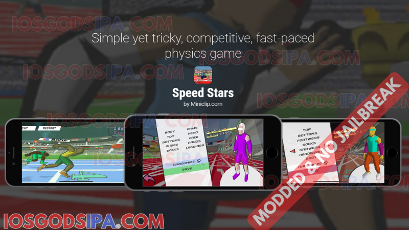 Speed Stars IPA v2.43 MOD for iOS (Unlimited Money, No Ads)
